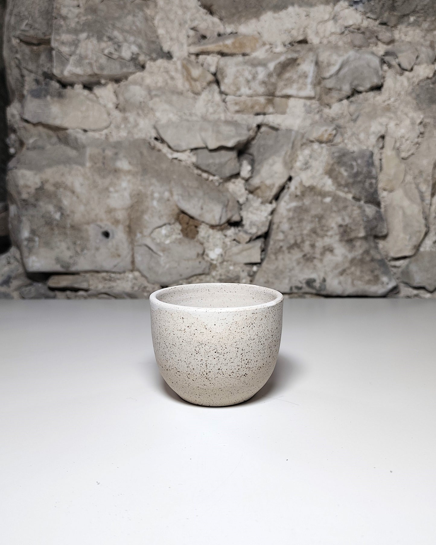 Skodelica brez ročaja BELA OBALA