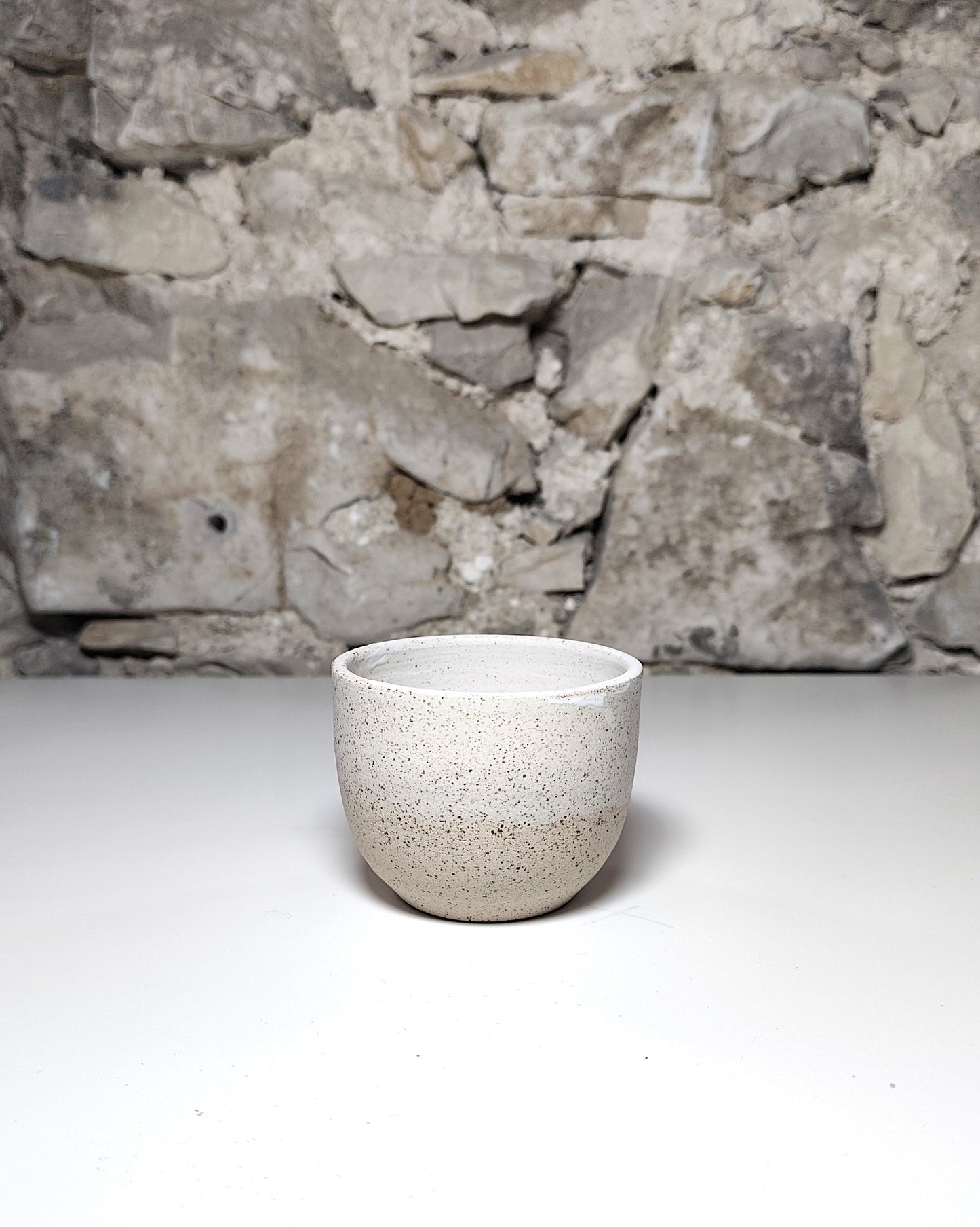 Skodelica brez ročaja BELA OBALA